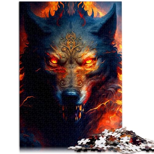 Puzzle 1000 Teile für Erwachsene Wolf-Puzzle 26 x 38 cm Wanddekoration einzigartige Geburtstags Teenager ab 14 Jahren Puzzle 1000 Teile für Erwachsene Wolf-Puzzle 26 x 38 cm Wanddekoration einzigartige Geburtstags Teenager ab 14 Jahren von DLBHSG