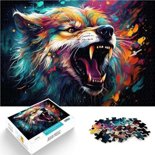 Puzzle 1000 Teile für Erwachsene Wolf Puzzle Lernspiele 50x75cm ganze Familie für Teenager ab 14 Jahren Puzzle 1000 Teile für Erwachsene Wolf Puzzle Lernspiele 50x75cm ganze Familie für Teenager ab 14 Jahren von DLBHSG