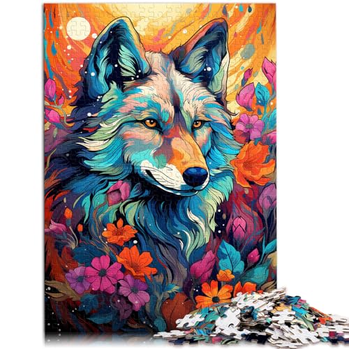 Puzzle 1000 Teile für Erwachsene Wolf und Blume Denkspiel 50 x 75 cm Stressabbau Schwierige Herausforderung für 14-Jährige Puzzle 1000 Teile für Erwachsene Wolf und Blume Denkspiel 50 x 75 cm Stressabbau Schwierige Herausforderung für 14-Jährige von DLBHSG
