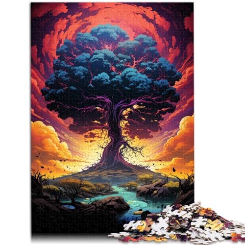 Puzzle 1000 Teile für Erwachsene Wunderschönes buntes Baum-Denkspiel 50x75cm tolles Geschenk für die ganze Familie für 14-Jährige Puzzle 1000 Teile für Erwachsene Wunderschönes buntes Baum-Denkspiel 50x75cm tolles Geschenk für die ganze Familie für 14-Jährige von DLBHSG