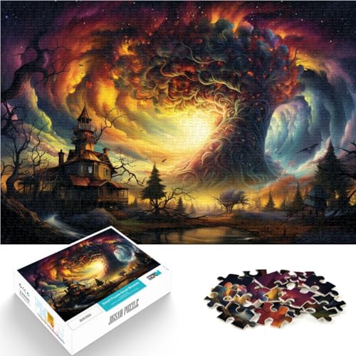 Puzzle 1000 Teile für Erwachsene buntes Tornado-Denkspiel 50 x 75 cm anspruchsvolles Spiel und Familienspiel geeignet für Kinder und Jugendliche ab 14 Jahren von DLBHSG