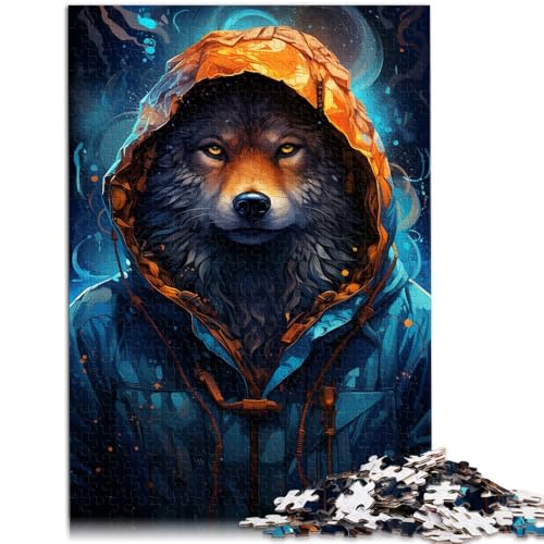 Puzzle 1000 Teile für Erwachsene energetischer Wolf Puzzle Lernspiele 26x38cm ganze Familie für 14-Jährige Puzzle 1000 Teile für Erwachsene energetischer Wolf Puzzle Lernspiele 26x38cm ganze Familie für 14-Jährige von DLBHSG