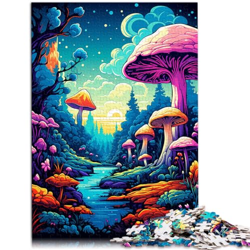 Puzzle 1000 Teile für Erwachsene farbenfrohe Kunstpilze Lernspielzeug 50 x 75 cm Geburtstagsgeschenk Geschenke Wandkunst Puzzle 1000 Teile für Erwachsene farbenfrohe Kunstpilze Lernspielzeug 50 x 75 cm Geburtstagsgeschenk Geschenke Wandkunst von DLBHSG