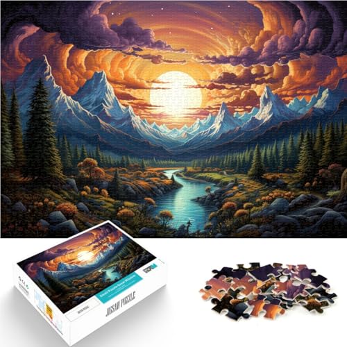 Puzzle 1000 Teile für Erwachsene farbenfroher Sonnenuntergang-Dschungel Lernspiele 26 x 38 cm Geburtstagsgeschenk Geschenke Wandkunst für Teenager ab 14 Jahren Puzzle 1000 Teile für Erwachsene farbenfroher Sonnenuntergang-Dschungel Lernspiele 26 x 38 cm Geburtstagsgeschenk Geschenke Wandkunst für Teenager ab 14 Jahren von DLBHSG