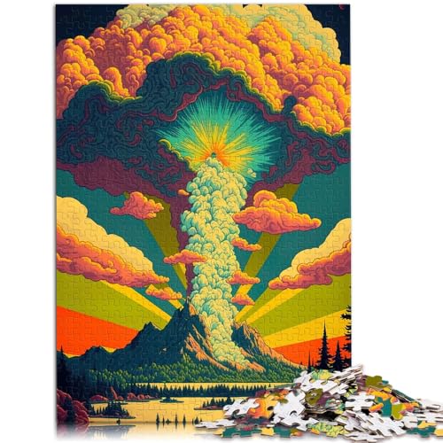 Puzzle 1000 Teile für Erwachsene psychedelische Szene dekomprimierendes intellektuelles Lernspielzeug 50 x 75 cm einzigartige Geburtstags- und Geschenkideen Puzzle 1000 Teile für Erwachsene psychedelische Szene dekomprimierendes intellektuelles Lernspielzeug 50 x 75 cm einzigartige Geburtstags- und Geschenkideen von DLBHSG