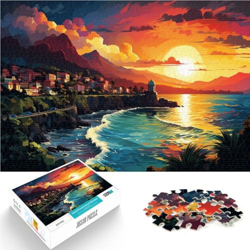 Puzzle 1000 Teile für Erwachsene schöne Landschaft lustige Spiele 50 x 75 cm anspruchsvolles Spiel und Familienspiel für Teenager ab 14 Jahren von DLBHSG