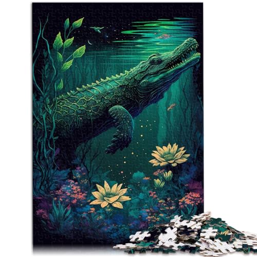 Puzzle 1000 Teile für Erwachsene skurriles Krokodil-Puzzle 26 x 38 cm anspruchsvolles Spiel und Familienspiel für Kinder ab 14 Jahren Puzzle 1000 Teile für Erwachsene skurriles Krokodil-Puzzle 26 x 38 cm anspruchsvolles Spiel und Familienspiel für Kinder ab 14 Jahren von DLBHSG