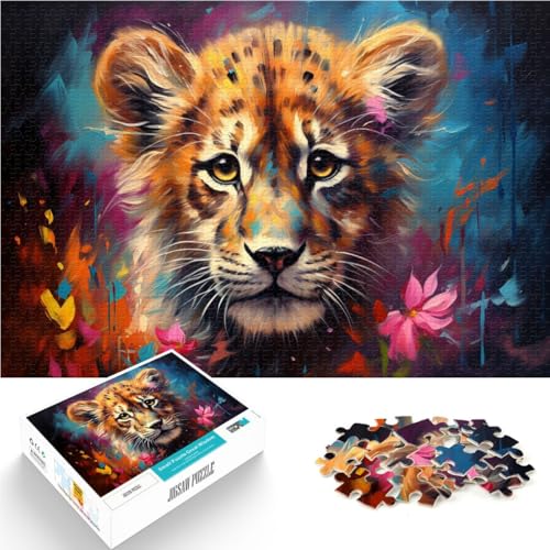 Puzzle 1000 Teile für Erwachsene süßes Löwen-Puzzle praktisches Spiel 50 x 75 cm einzigartige Heimdekoration und Geschenke für Teenager ab 14 Jahren Puzzle 1000 Teile für Erwachsene süßes Löwen-Puzzle praktisches Spiel 50 x 75 cm einzigartige Heimdekoration und Geschenke für Teenager ab 14 Jahren von DLBHSG