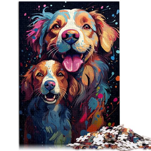 Puzzle 1000 Teile für Erwachsene verwöhnte Welpen 50 x 75 cm ganze Familie ab 14 Jahren von DLBHSG