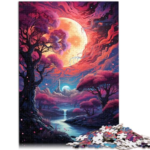 Puzzle 1000 Teile für Erwachsene. EIN wunderschönes rosa Waldgemälde. Cartoon-Puzzle 50 x 75 cm Künstlersammlung bildende Kunst Puzzle 1000 Teile für Erwachsene. EIN wunderschönes rosa Waldgemälde. Cartoon-Puzzle 50 x 75 cm Künstlersammlung bildende Kunst von DLBHSG