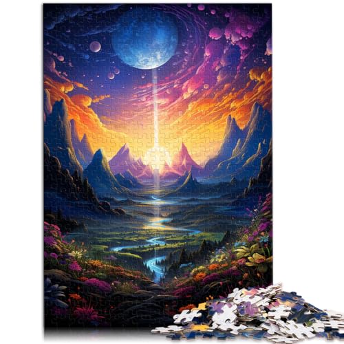 Puzzle 1000 Teile für Erwachsene. Wunderschöne Fantasielandschaft. Lernpuzzle für die ganze Familie. 26 x 38 cm ganze Familie. von DLBHSG