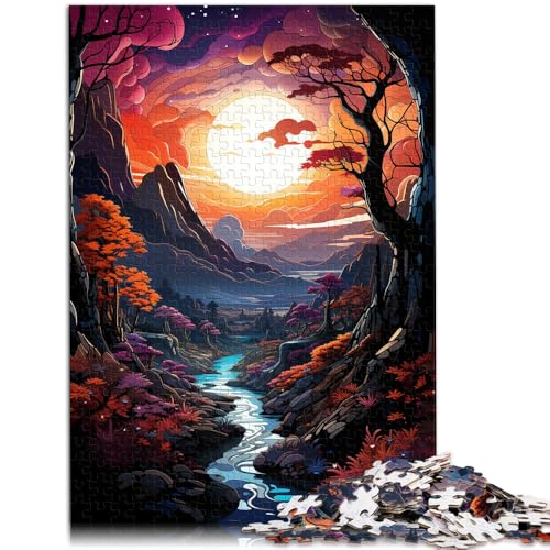 Puzzle Drachenmalerei 1000 Teile Puzzle für Erwachsene 19,7 x 29,5 Zoll Holzpuzzle Spiele Spielzeug Geschenk Geeignet für Erwachsene und Jugendliche ab 14 Jahren von DLBHSG