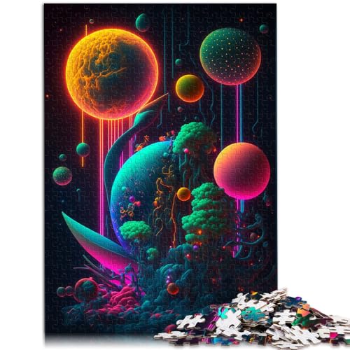 Puzzle Erwachsene 1000 Teile Egzoworlds-Familienspiel Erwachsene und 50 x 75 cm Wanddekoration einzigartige Geburtstags Teenager ab 14 Jahren von DLBHSG