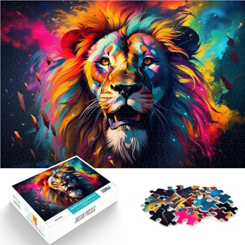 Puzzle Erwachsene 1000 Teile Löwen-Quizspiel 50 x 75 cm Herausforderung die Gehirnintelligenz süchtig machendes Spielzeug geeignet Kinder und Jugendliche ab 14 Jahren Puzzle Erwachsene 1000 Teile Löwen-Quizspiel 50 x 75 cm Herausforderung die Gehirnintelligenz süchtig machendes Spielzeug geeignet Kinder und Jugendliche ab 14 Jahren von DLBHSG