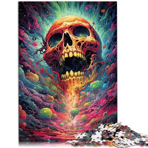 Puzzle Erwachsene 1000 Teile Totenkopfkunst DIY-Puzzle-Spielzeug 50 x 75 cm Herausforderung die Gehirnintelligenz süchtig machendes Spielzeug Teenager ab 14 Jahren von DLBHSG