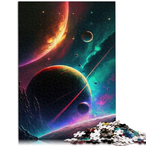 Puzzle Erwachsene 1000 Teile kosmisches DIY-Puzzle-Spielzeug 50 x 75 cm. Hilft dem Gehirn süchtig machendes Spielzeug zu trainieren und Geduld Kinder ab 14 Jahren zu fördern. von DLBHSG