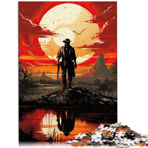 1000-teiliges Puzzle für Erwachsene „Red Dead Memories“ Spielzeug Denkspiel 50 x 75 cm anspruchsvolles Spiel und Familienspiel für Kinder ab 14 Jahren von DLBHSG