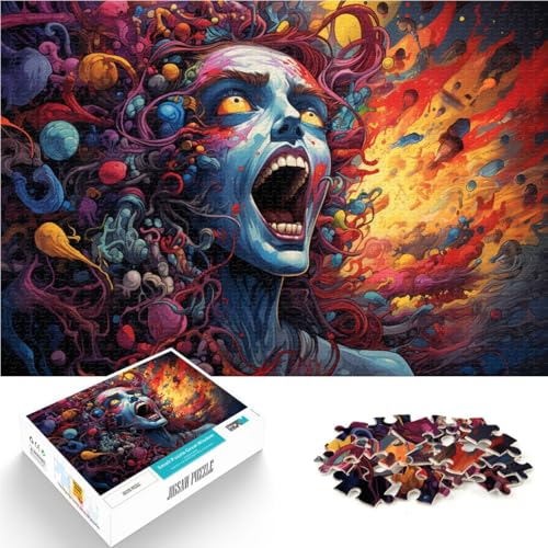 Puzzle Erwachsene Kunst Chihuahua-Hund 1000-teiliges Puzzle Erwachsene 19,7 x 29,5 Zoll Holzpuzzle Genießen Sie Spiele Erwachsene Erwachsene und Kinder ab 14 Jahren von DLBHSG