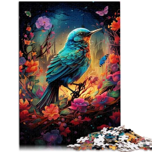 Puzzle für Erwachsene 1000 Teile Vogel schwierig und herausfordernd 50 x 75 cm ganze Familie ab 14 Jahren von DLBHSG
