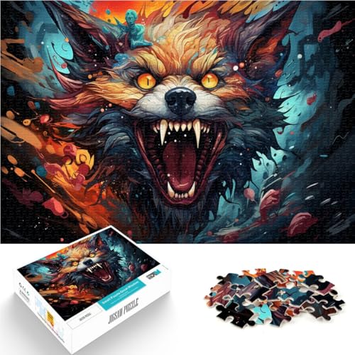 Puzzle Erwachsene Yorkshire Terrier 1000 Teile Puzzle50x75cm Holzpuzzle Familienspiele Weihnachts- und Geburtstagsgeschenke Erwachsene und Kinder ab 14 Jahren von DLBHSG