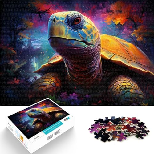 Puzzle Erwachsene mit einem Büffel-Tuschegemälde Erwachsene 1000 Teile Puzzle-Geschenke 19,7 x 29,5 Zoll Holzpuzzle anspruchsvolles Spiel Erwachsene und die Familie von DLBHSG