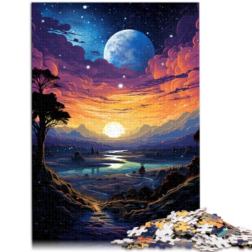 Puzzle Erwachsene und Kinder Astronautenkatastrophe 1000-teiliges Puzzle Erwachsene 49,7 x 75,4 cm Holzpuzzle anspruchsvolles Spiel Erwachsene und Kinder ab 14 Jahren von DLBHSG