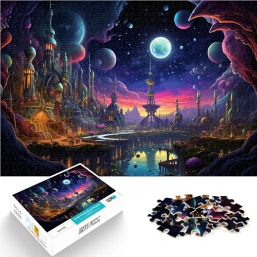 Puzzle für Erwachsene 1000 Teile Planet City Spielzeug Lernspiele Stressabbau 50x75cm ganze Familie Puzzle für Erwachsene 1000 Teile Planet City Spielzeug Lernspiele Stressabbau 50x75cm ganze Familie von DLBHSG