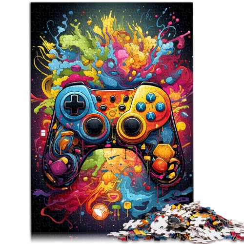 Puzzle für Erwachsene 1000 Teile Malen Farbe Gamepad pädagogische Herausforderung 50 x 75 cm Stressabbau schwierige Herausforderung Puzzle für Erwachsene 1000 Teile Malen Farbe Gamepad pädagogische Herausforderung 50 x 75 cm Stressabbau schwierige Herausforderung von DLBHSG