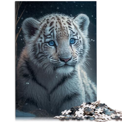 Puzzle für Erwachsene 1000 Teile Baby-Tiger Denkspiel 50 x 75 cm Geburtstagsgeschenk Geschenke Wandkunst für Teenager ab 14 Jahren von DLBHSG