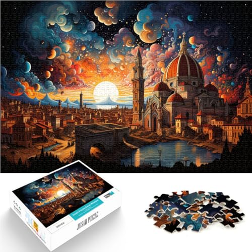 Puzzle Karlsbrücke 1000 Teile Puzzle 19,7 x 29,5 Zoll Holzpuzzle Stressabbau-Spielzeug Geeignet für Erwachsene und Kinder ab 14 Jahren von DLBHSG