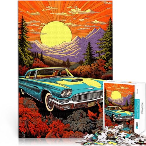 Puzzle Katze 1000 Teile 49,7 x 74,4 cm Holzpuzzle Lernspiele für Erwachsene und Kinder ab 14 Jahren von DLBHSG