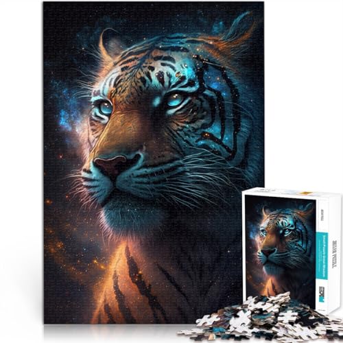 Puzzle Krokodil 1000 Teile 19,7 x 29,5 Zoll Holzpuzzle lustige Puzzlespiele geeignet für Erwachsene und Kinder ab 14 Jahren von DLBHSG