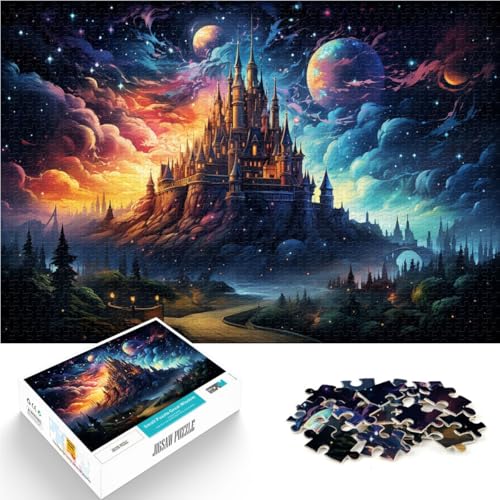 Puzzle Planet Schloss 1000 Teile Familienspiel für Erwachsene 50 x 75 cm ganze Familie ab 14 Jahren von DLBHSG