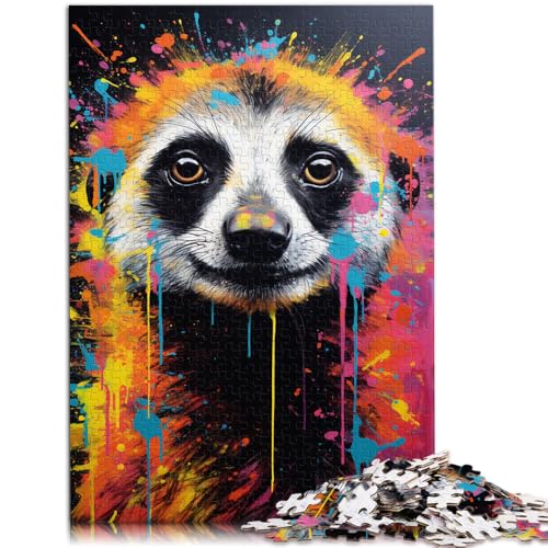 Puzzle für Erwachsene 1000 Teile Erdmännchen buntes Lernspielzeug 50x75cm Lernspiel für Geburtstag Weihnachten von DLBHSG