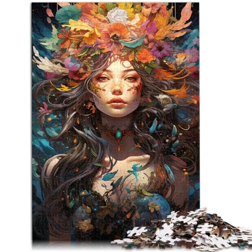 Puzzle der Göttin 1000 Teile für Erwachsene Unmögliches Puzzle 50 x 75 cm Herausforderung für die Gehirnintelligenz süchtig machendes Spielzeug für Teenager ab 14 Jahren von DLBHSG