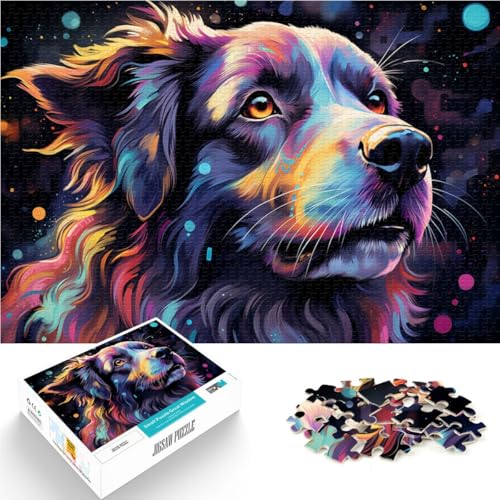 Puzzle für Erwachsene 1000 Teile Sternenhimmel-Hund DIY-Puzzle-Spielzeug 50 x 75 cm ganze Familie für Teenager ab 14 Jahren von DLBHSG