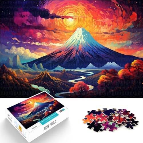 Puzzle für Erwachsene 1000 Teile Fantasie Berg Fuji Asien Herausforderndes Spiel Puzzles 50x75cm Stressabbau Staycation Zeit totschlagen Puzzle für Erwachsene 1000 Teile Fantasie Berg Fuji Asien Herausforderndes Spiel Puzzles 50x75cm Stressabbau Staycation Zeit totschlagen von DLBHSG
