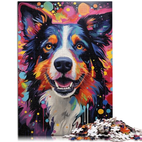 Puzzle für Erwachsene 1000 Teile Gemälde eines Collie-Hundes Lernspielzeug 50 x 75 cm Stressabbau Urlaub zu Hause Zeit totschlagen Puzzle für Erwachsene 1000 Teile Gemälde eines Collie-Hundes Lernspielzeug 50 x 75 cm Stressabbau Urlaub zu Hause Zeit totschlagen von DLBHSG