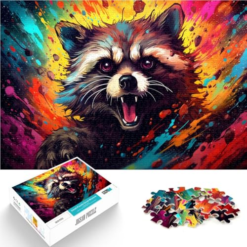 Puzzle für Erwachsene, 1000 Teile, weißer Tiger, Denksportaufgabe, 50 x 75 cm, Familienspiel, Stressabbau, schwierige Herausforderung von DLBHSG