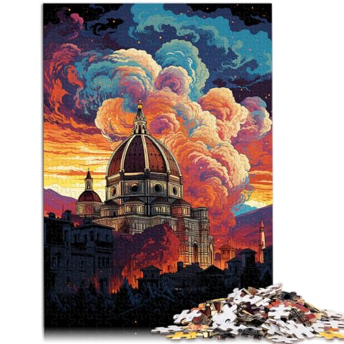 Puzzle für Erwachsene „Wolf im Schnee“ für Erwachsene 1000 Teile 50 x 75 cm Holzpuzzle einzigartiges Herausforderungsspiel für Erwachsene und Kinder ab 14 Jahren von DLBHSG