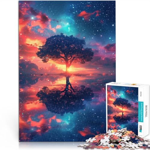 Puzzle für Erwachsene 1000 Teile „Baum des Lebens“ anspruchsvolles Spiel 50 x 75 cm einzigartige Heimdekoration und Geschenke von DLBHSG