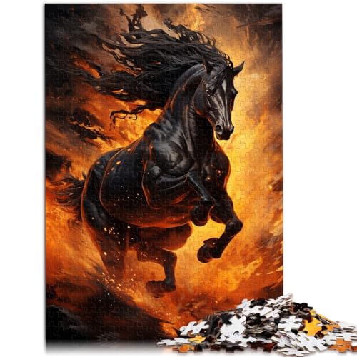 Puzzle für Erwachsene 1000 Teile „Dark Horse on Fire“ Puzzle-Kunstwerk 50 x 75 cm einzigartige Geburtstags- und Geschenkideen für Teenager ab 14 Jahren Puzzle für Erwachsene 1000 Teile „Dark Horse on Fire“ Puzzle-Kunstwerk 50 x 75 cm einzigartige Geburtstags- und Geschenkideen für Teenager ab 14 Jahren von DLBHSG