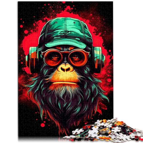 Puzzle für Erwachsene 1000 Teile AFFE DJ Musik Lernspielzeug 26 x 38 cm Fördert die Liebe zwischen Paaren für Teenager ab 14 Jahren Puzzle für Erwachsene 1000 Teile AFFE DJ Musik Lernspielzeug 26 x 38 cm Fördert die Liebe zwischen Paaren für Teenager ab 14 Jahren von DLBHSG