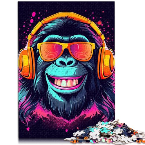 Puzzle für Erwachsene 1000 Teile AFFE DJ-Musik pädagogisches Spielzeug zum Stressabbau 50 x 75 cm tolles Geschenk für die ganze Familie Puzzle für Erwachsene 1000 Teile AFFE DJ-Musik pädagogisches Spielzeug zum Stressabbau 50 x 75 cm tolles Geschenk für die ganze Familie von DLBHSG