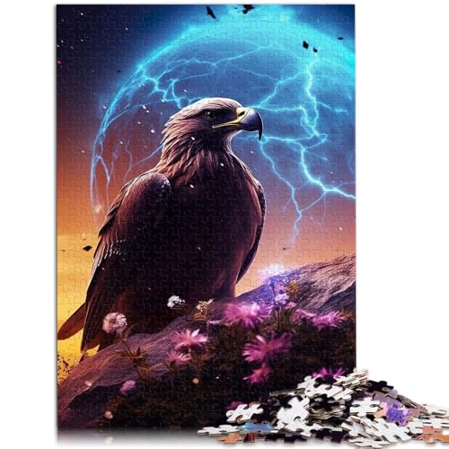 Puzzle für Erwachsene 1000 Teile Adler-Weltraum-Puzzle – anspruchsvolles Spiel 50 x 75 cm geeignet als Schreibtischdekoration von DLBHSG
