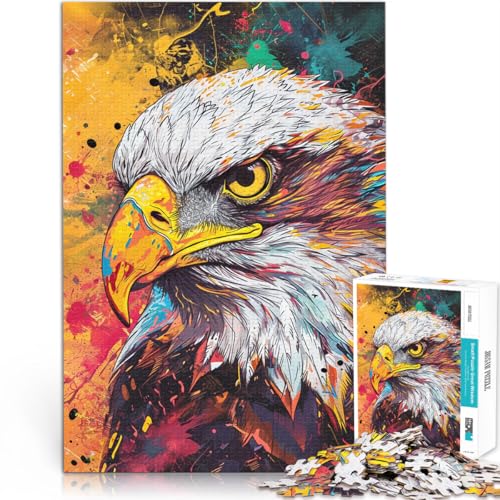 Puzzle für Erwachsene 1000 Teile Adlerkopf Lernspielzeug Familienspiele 50 x 75 cm mit passendem Poster und Quizblatt Puzzle für Erwachsene 1000 Teile Adlerkopf Lernspielzeug Familienspiele 50 x 75 cm mit passendem Poster und Quizblatt von DLBHSG