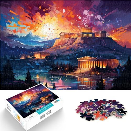 Puzzle für Erwachsene 1000 Teile Akropolis bunt Stressabbau 50 x 75 cm tolles Geschenk für die ganze Familie für 14-Jährige Puzzle für Erwachsene 1000 Teile Akropolis bunt Stressabbau 50 x 75 cm tolles Geschenk für die ganze Familie für 14-Jährige von DLBHSG
