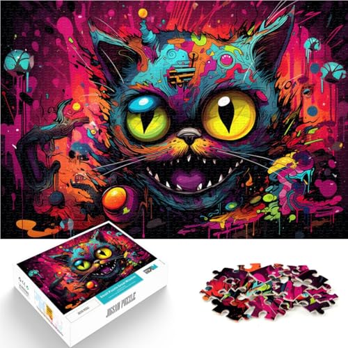 Puzzle für Erwachsene 1000 Teile Alice Cat Puzzle für Lernspiele Herausforderungsspielzeug 50 x 75 cm ganze Familie von DLBHSG
