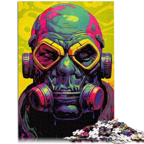 Puzzle für Erwachsene 1000 Teile Alien-Krieger Quizspiel 26 x 38 cm Herausforderung für die Gehirnintelligenz süchtig machendes Spielzeug für Kinder ab 14 Jahren von DLBHSG