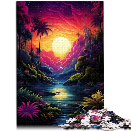 Puzzle für Erwachsene 1000 Teile Amazonas-Fluss farbenfrohes Spiel Spielzeug Geschenk 50 x 75 cm anspruchsvolles Spiel und Familienspiel für Teenager ab 14 Jahren von DLBHSG
